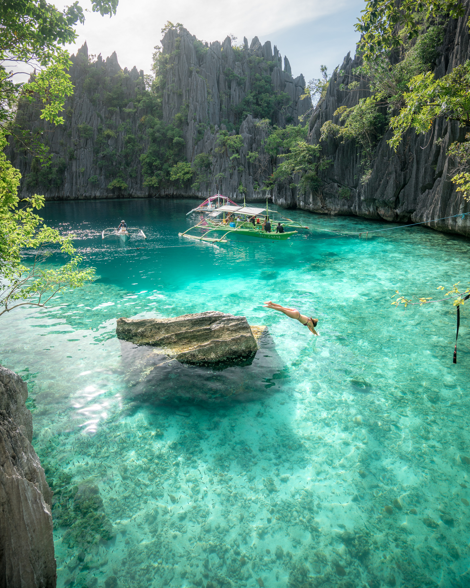 Twin Lagoon, Coron, Philippines.