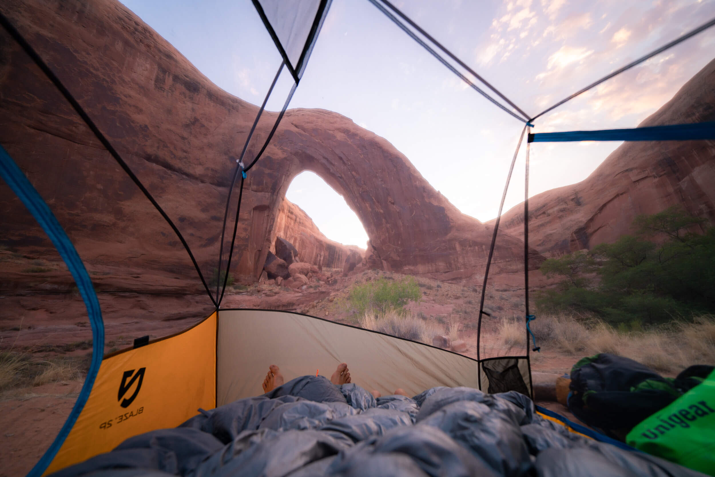 Our last night was spent camping near a large arch in Escalante.