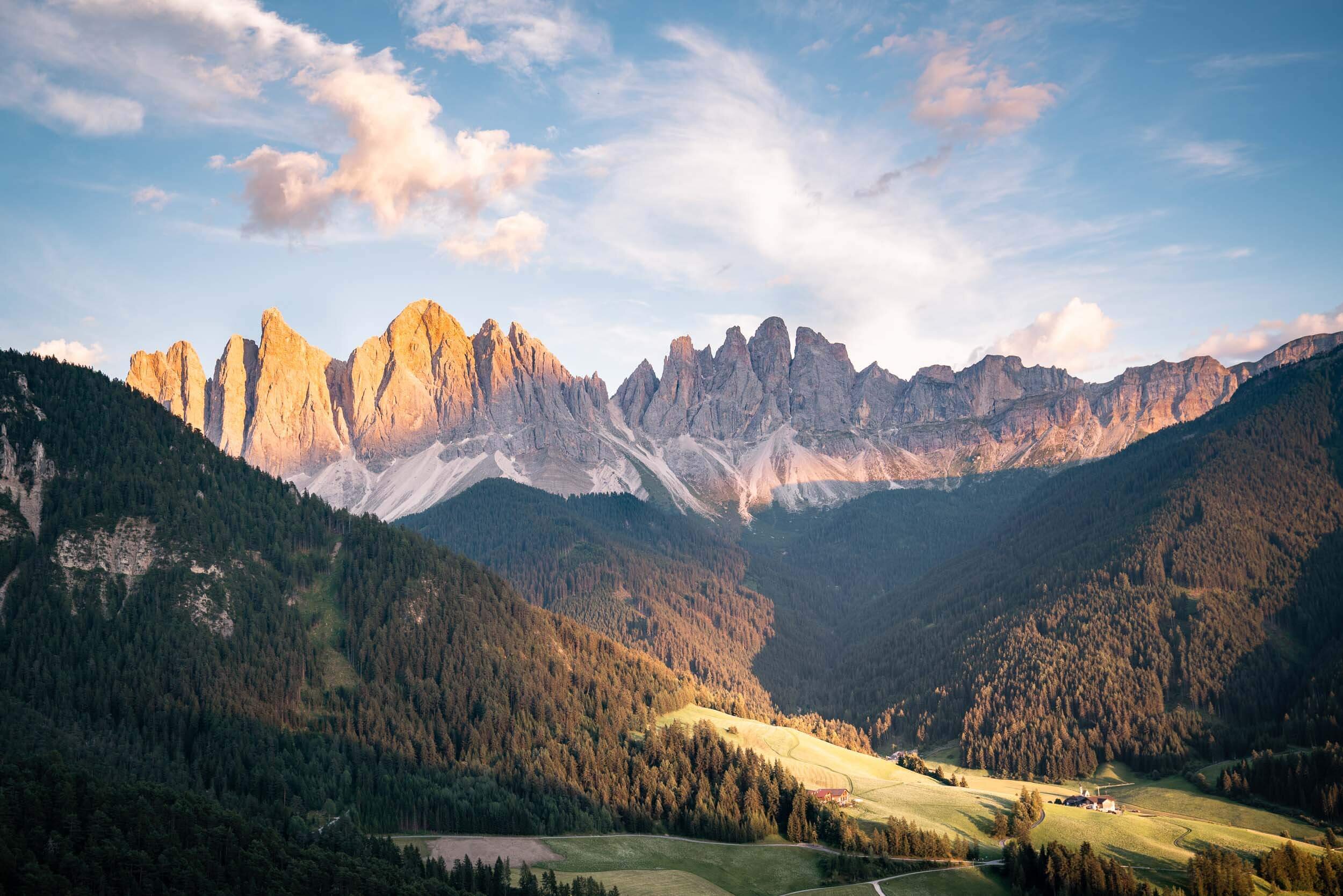 The Val di Funes in the Italian Dolomites.