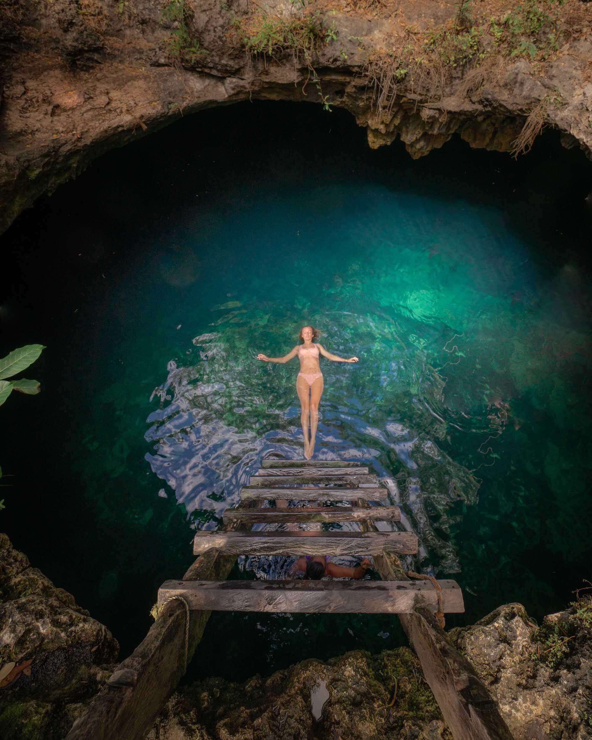 Cenote Calavera can get extremely crowded, so try and arrive early if posable.
