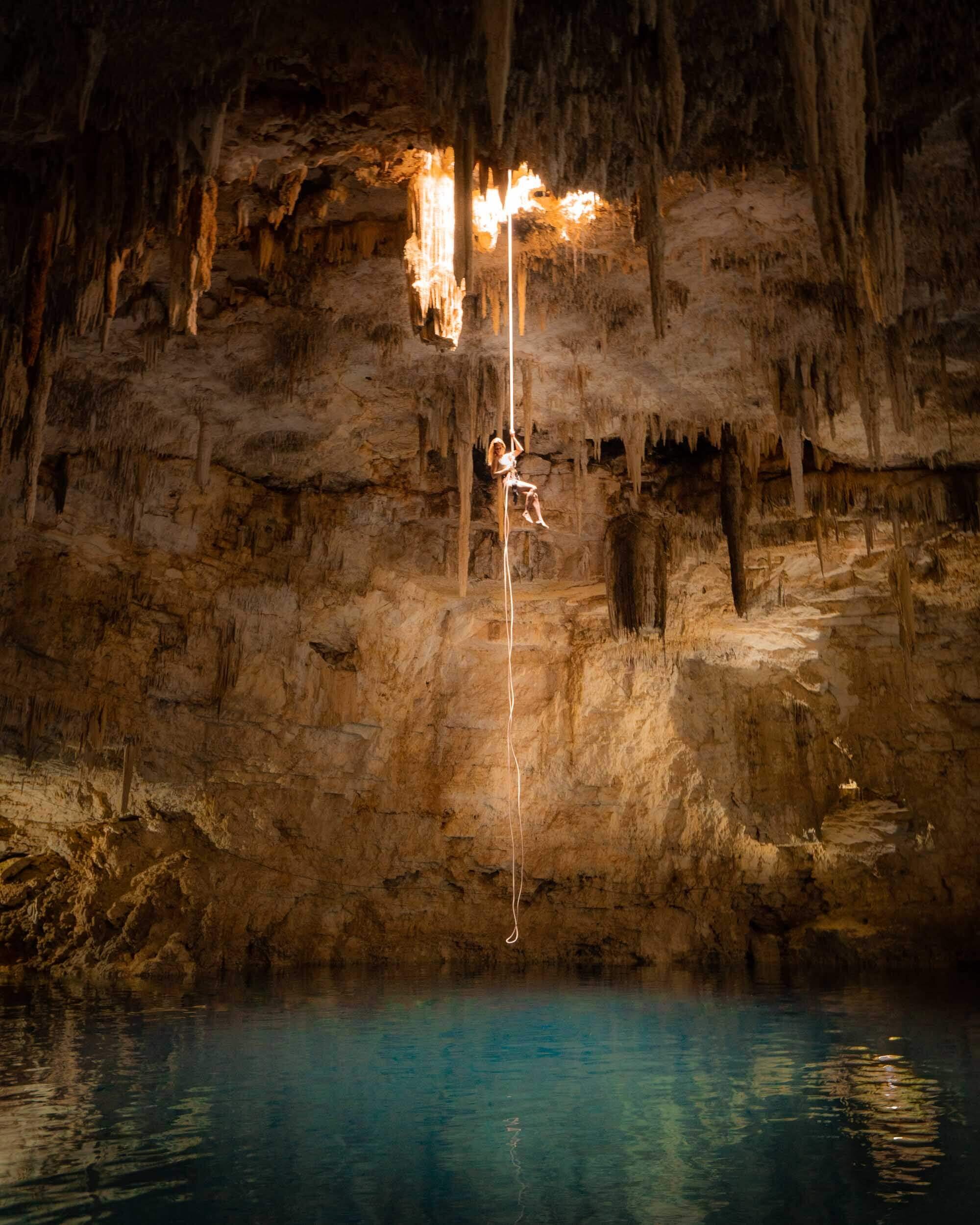Make sure to ask about the option to rappel down into Cenote Palomita!