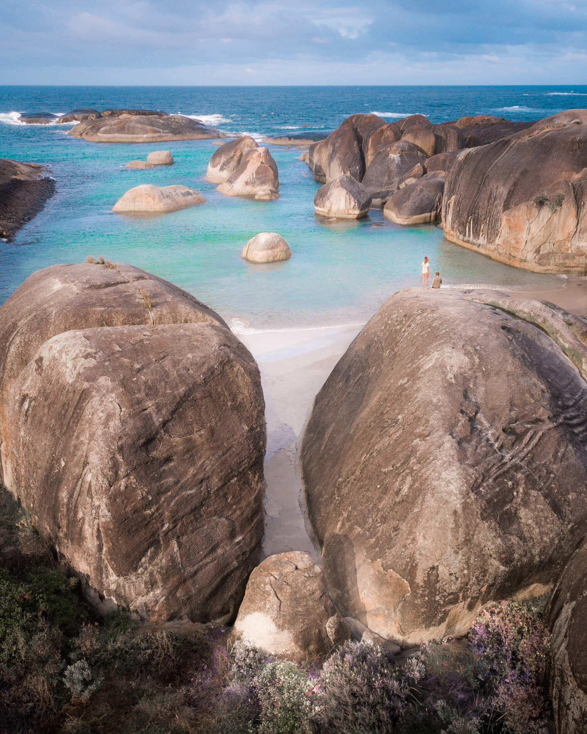 William Bay National Park  - home to  Elephant Rocks  and  Greens Pool .