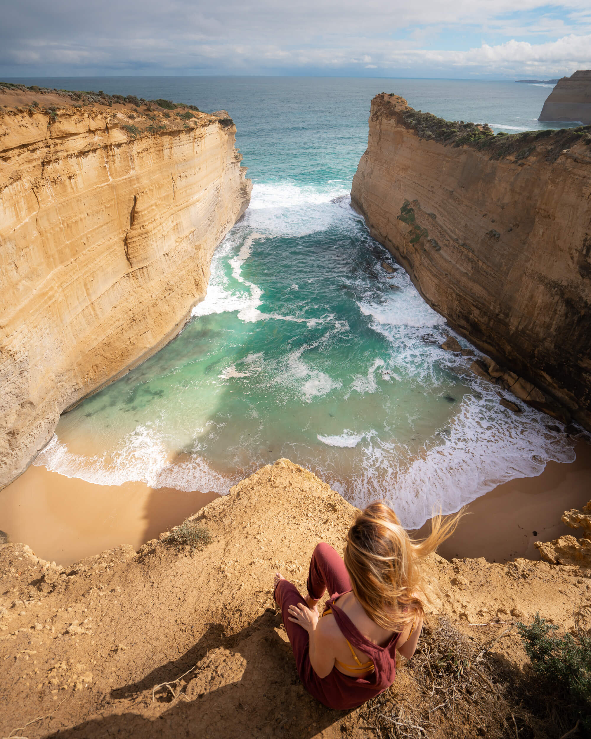 The views along Australia’s Great Ocean Road are stunning! Wearing: L Space  Cali Girl Jumper ,  Olivia Bikini Top
