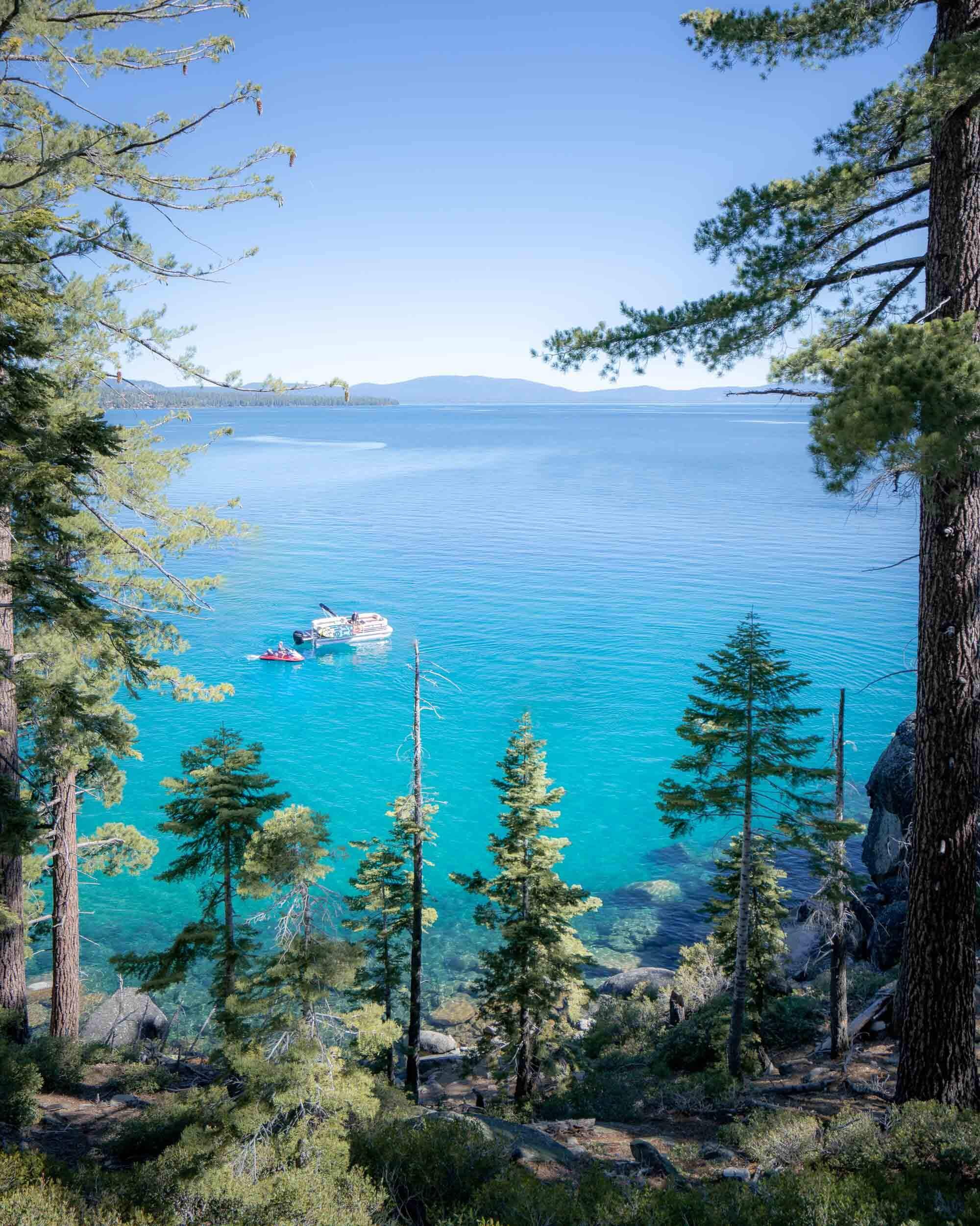 Views from the Rubicon Trail at  D.L. Bliss State Park.