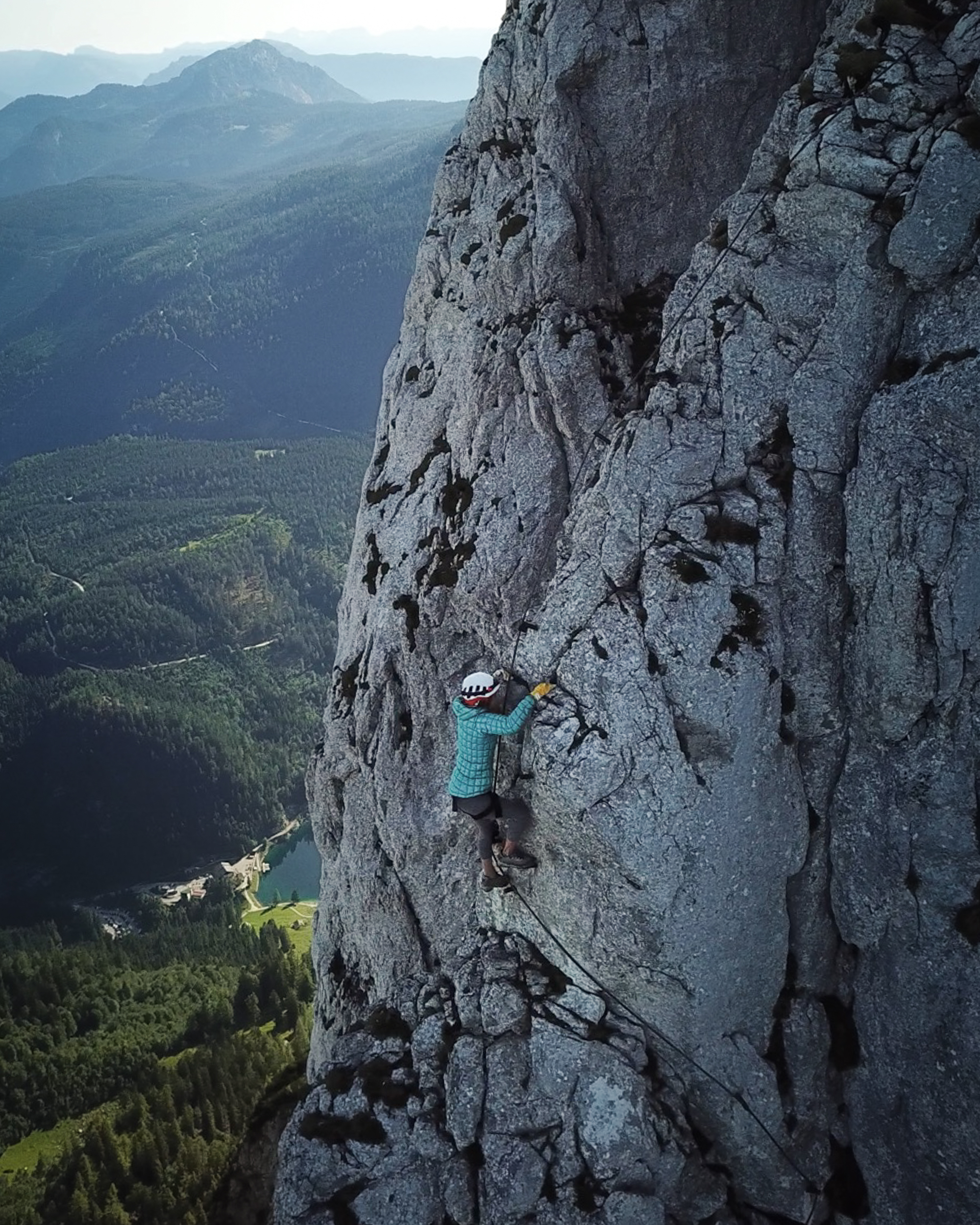 The scramble after the “ Ladder to Heaven ,” was actually the most technical part of the via ferrata.
