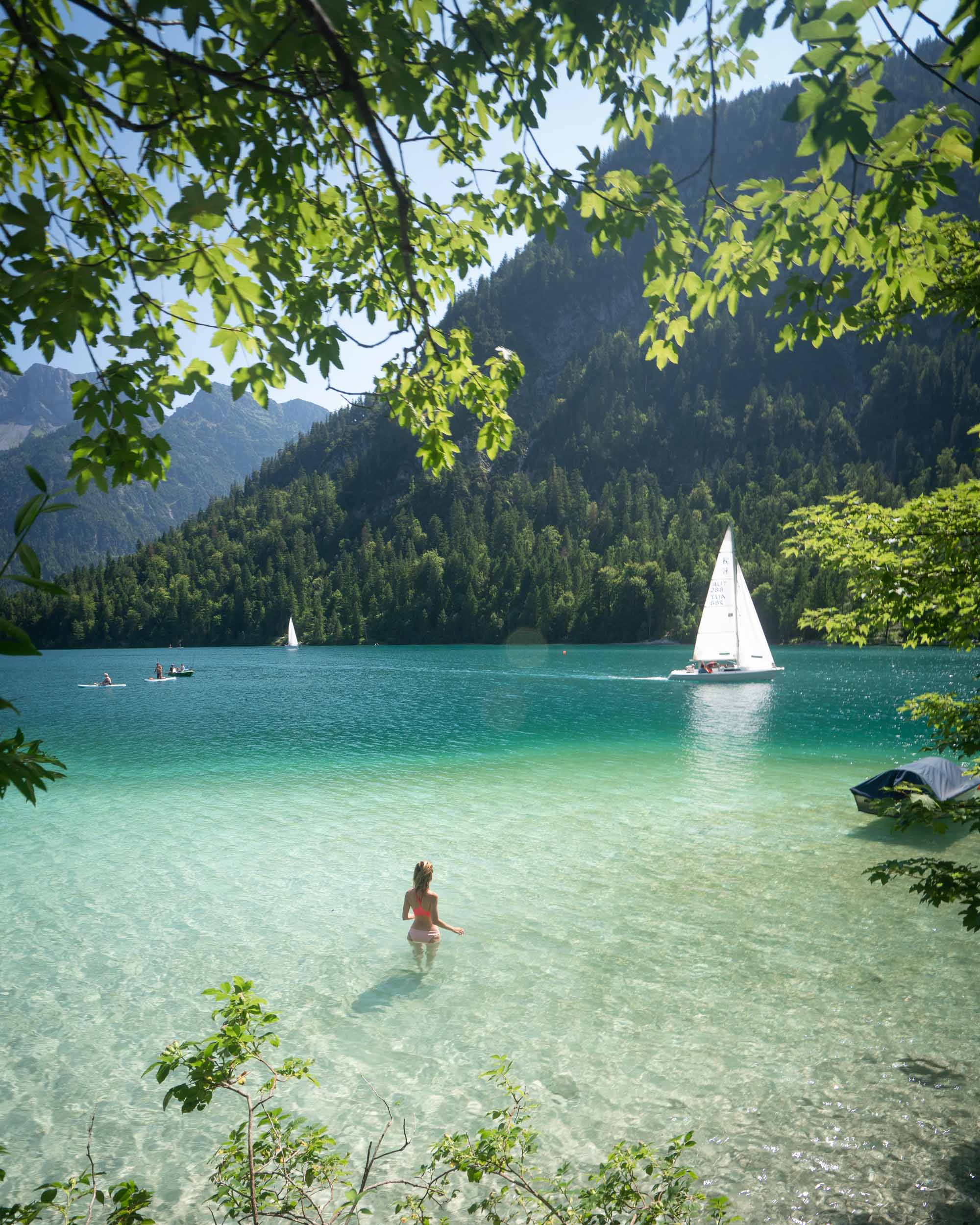 Plansee Lake in Austria.