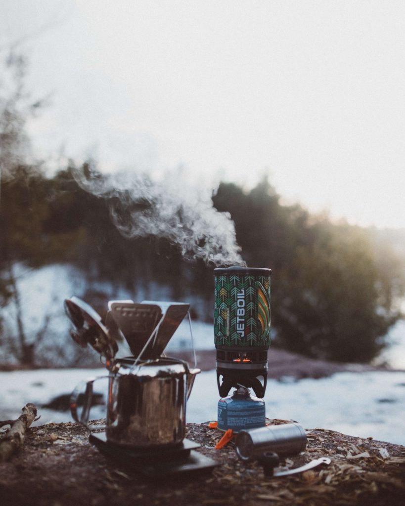 Jetboil Flash Stove in cold weather