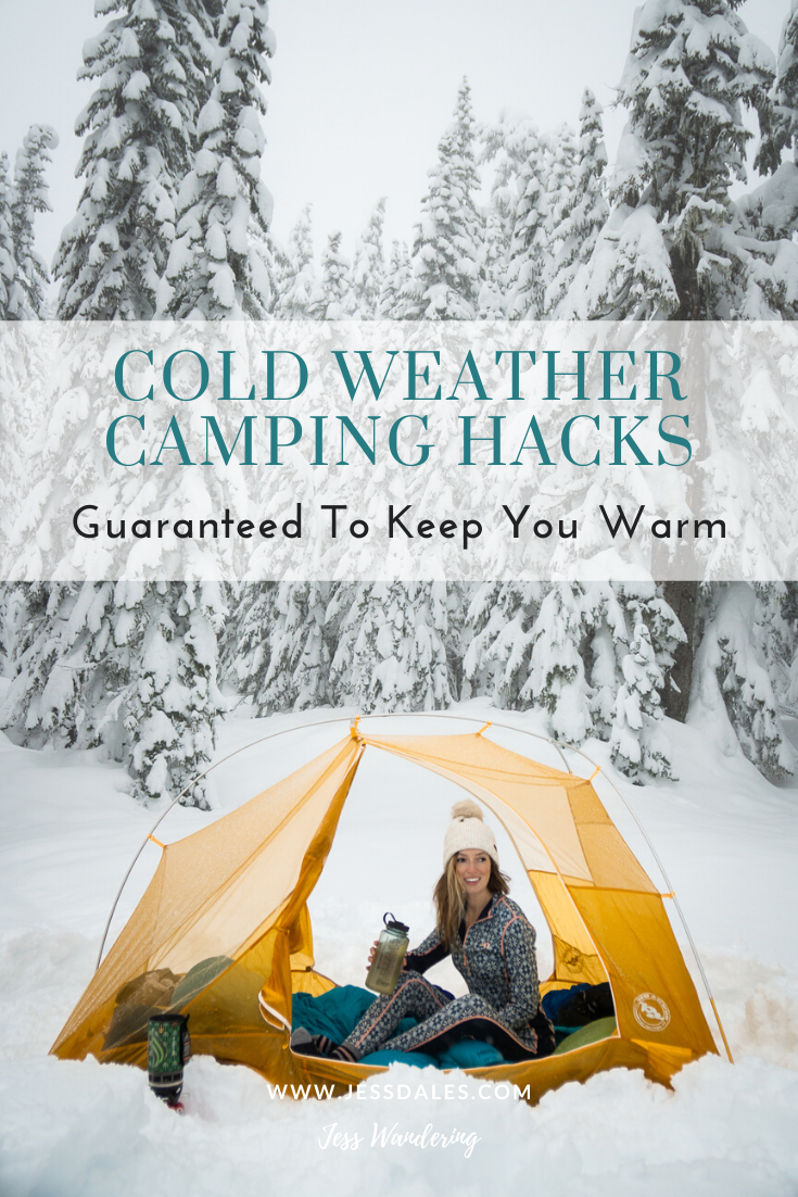 The best ways to stay warm camping.