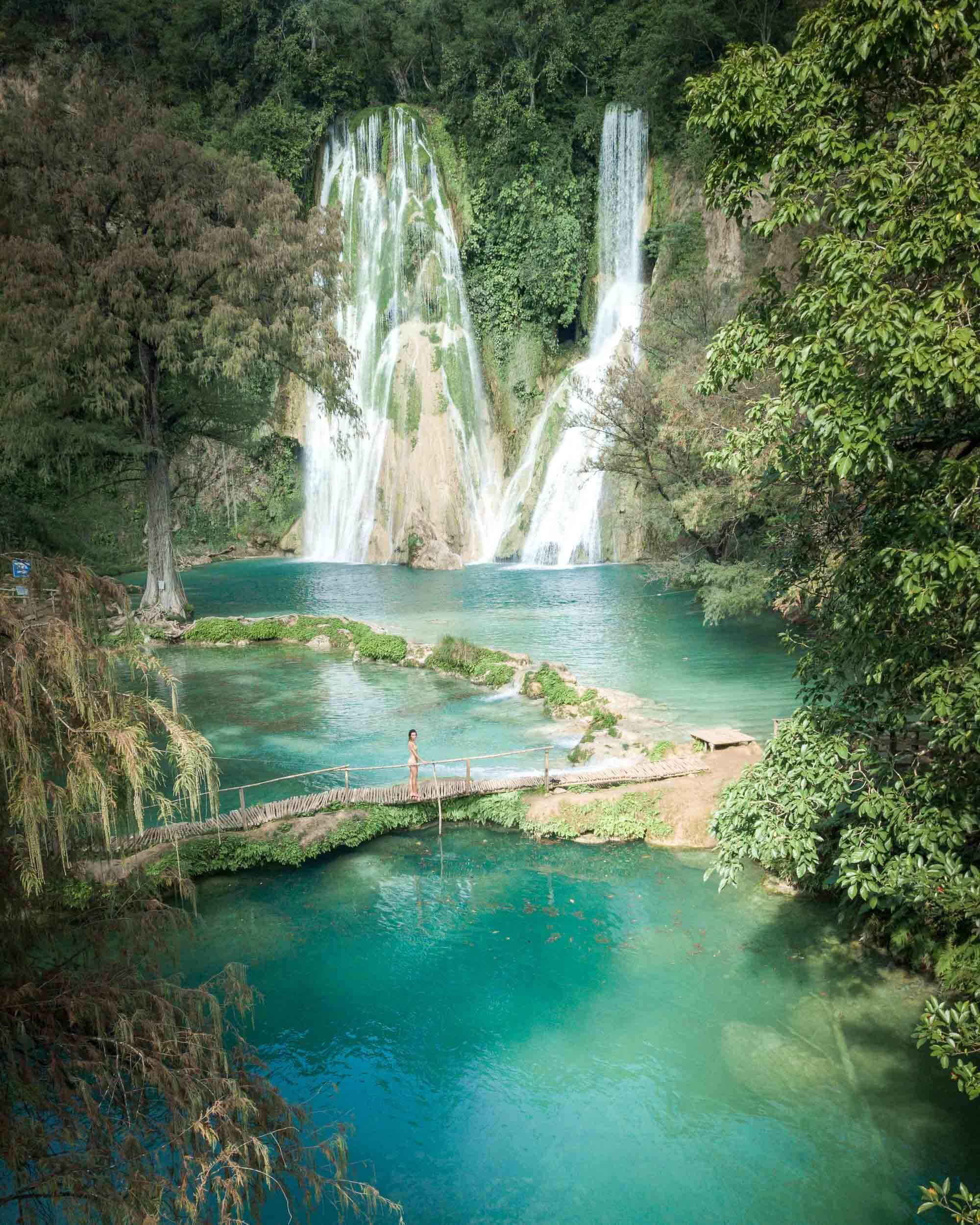 Minas Viejas is a beautiful waterfall in Mexico.
