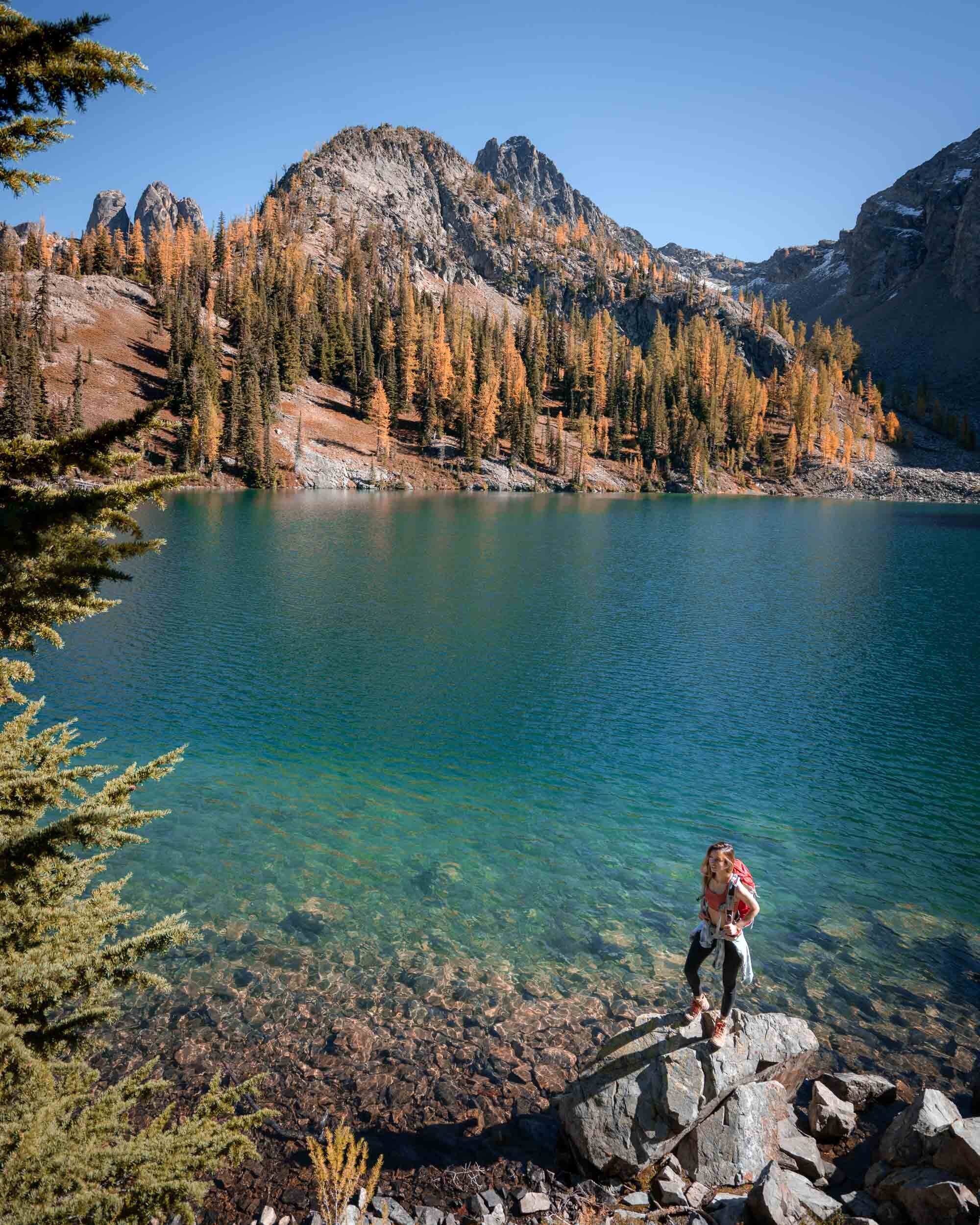 Blue Lake in the North Cascades is one of my favorite  easy hikes in Washington .