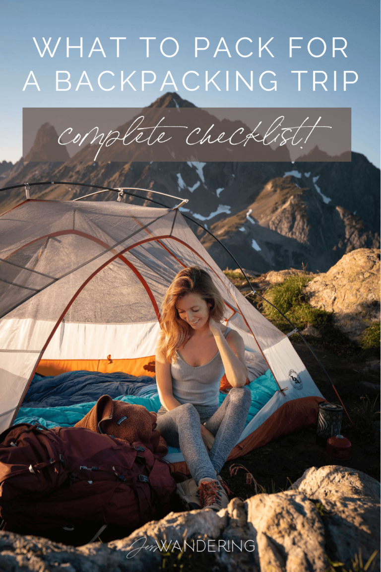 Complete Backpacking Gear Checklist Jess Wandering