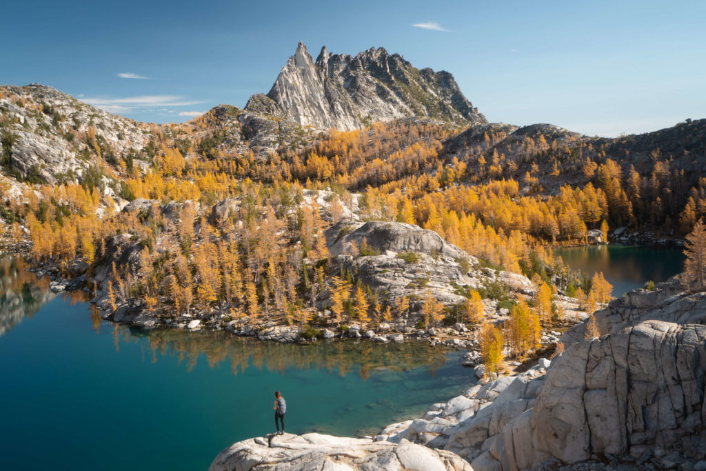 the core enchantments is one of the best hiking trails for golden larches washington has
