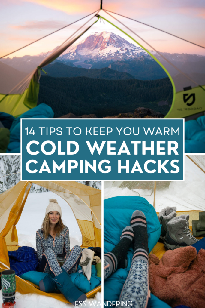 14 tips to keep you warm cold weather camping hacks